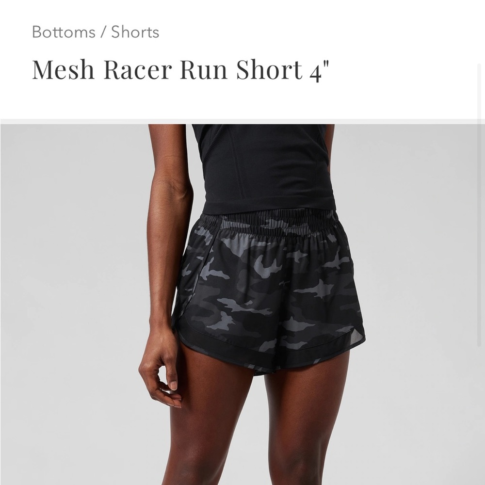 Athleta Mesh Racer Run Short 4” - Picture 4 of 6